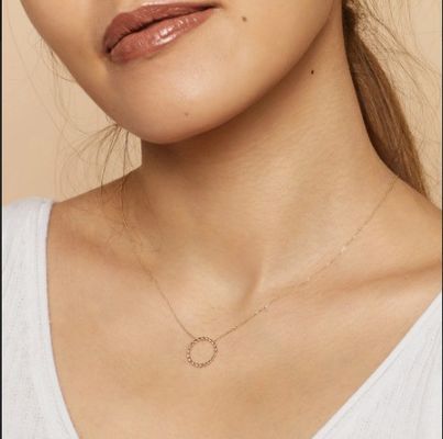 14K গোল্ড 925 স্টার্লিং সিলভার টুইস্ট দুল কয়েন সঙ্গে 16 ইঞ্চি দৈর্ঘ্য লিঙ্ক চেইন