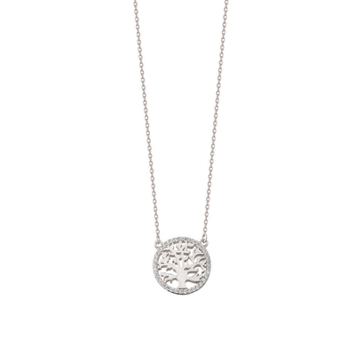 পার্টি উপলক্ষ 18K স্বর্ণ Plated Sterling Silver Tree of Life মহিলাদের জন্য দুল নেকলেস