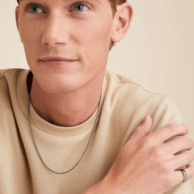 হস্তনির্মিত 18K গোল্ড প্ল্যাটেড গোল্ড বক্স দ্রুত শিপিং এবং কাস্টমাইজযোগ্য লোগো সহ নেকলেস চেইন