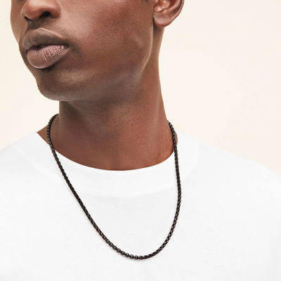 হস্তনির্মিত 18K গোল্ড প্ল্যাটেড গোল্ড বক্স দ্রুত শিপিং এবং কাস্টমাইজযোগ্য লোগো সহ নেকলেস চেইন