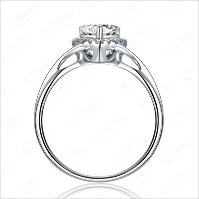 হৃদয় সূক্ষ্ম Weeding রিং 925 স্টার্লিং সিলভার গয়না মহিলাদের জন্য ফ্যাশন আনুষাঙ্গিক