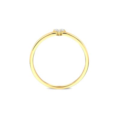 ৯২৫ স্টার্লিং সিলভার গোল্ড প্ল্যাটেড CZ মহিলাদের জন্য লোটাস রিং